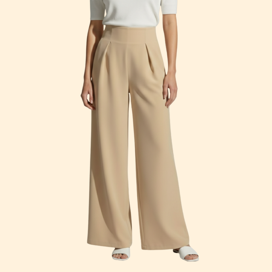 Women's Fashionable Pleated Trousers