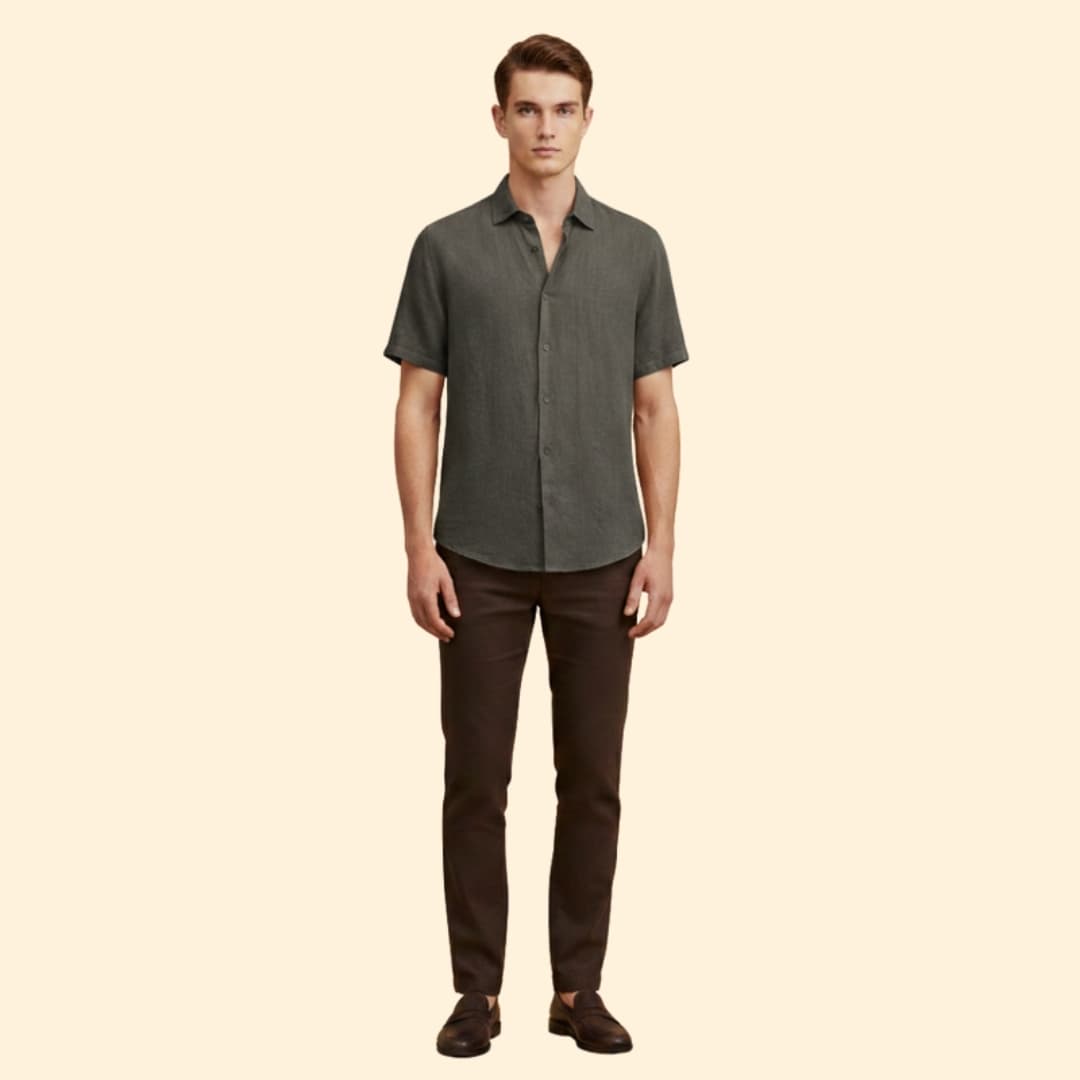 Men's Casual Short Sleeve Shirt