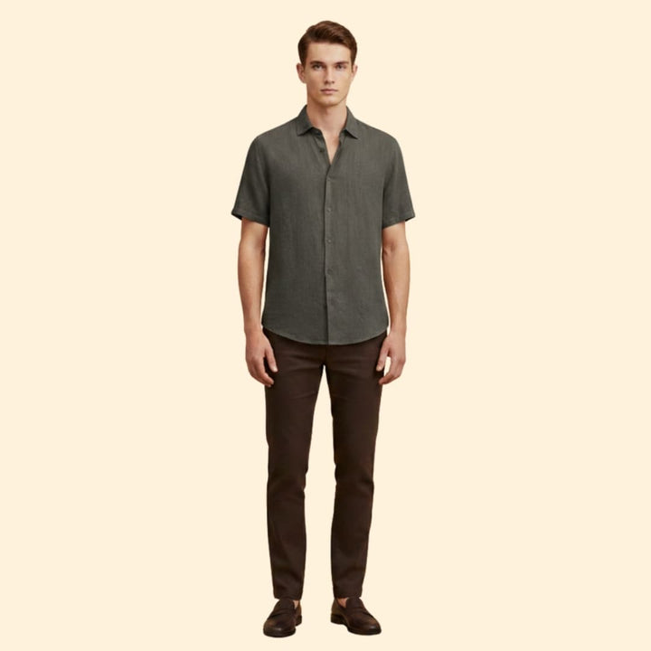 Men's Relaxed Fit Button Shirt