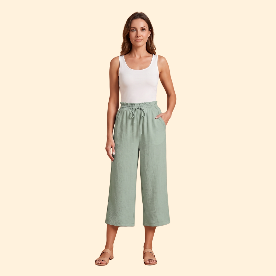 Women Casual Everyday Travel Relaxed Linen Shorts