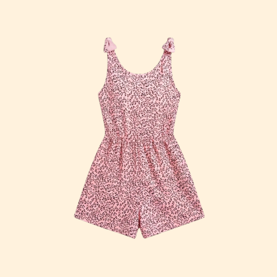 Women's Animal Print Romper