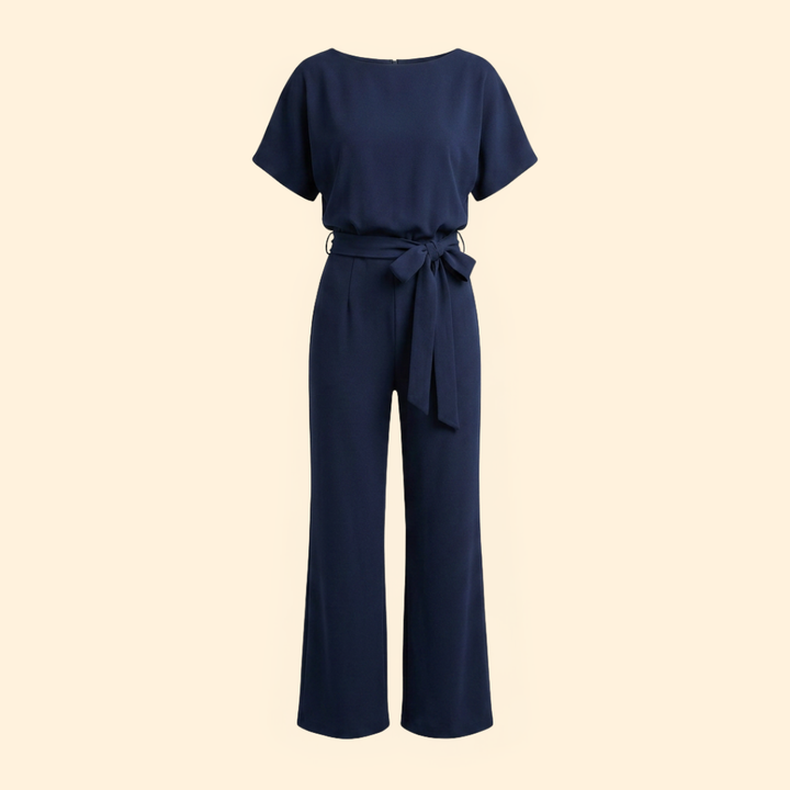 Women's Belted Jumpsuit