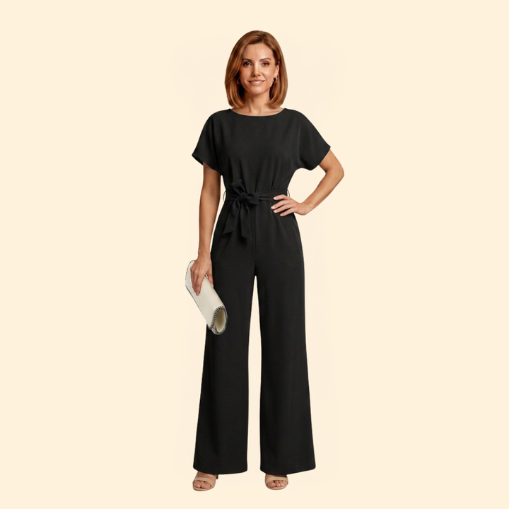 Women's Belted Jumpsuit