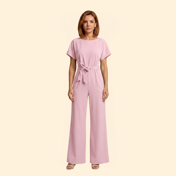 Women's Belted Jumpsuit
