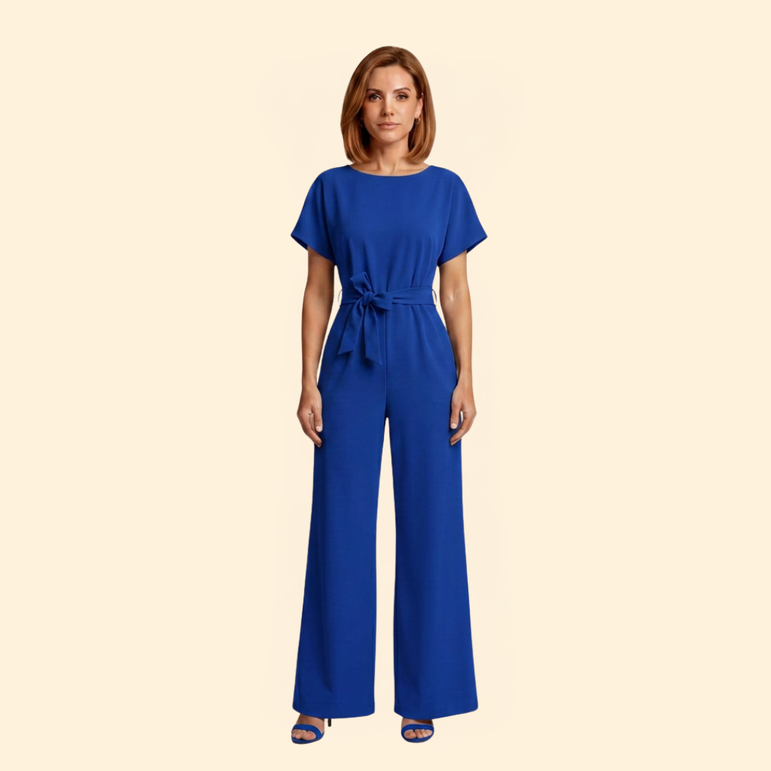Women's Belted Jumpsuit