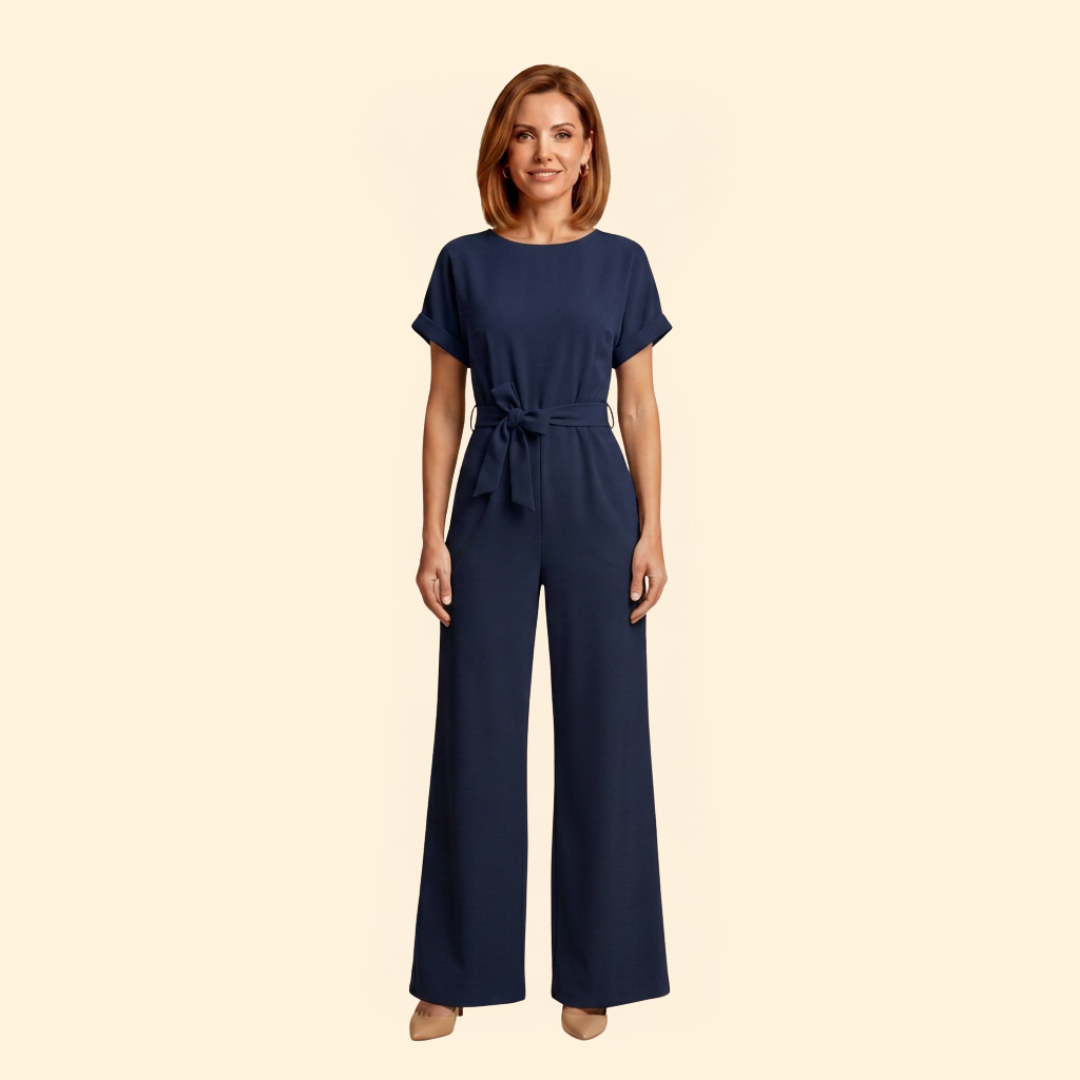Women's Belted Jumpsuit