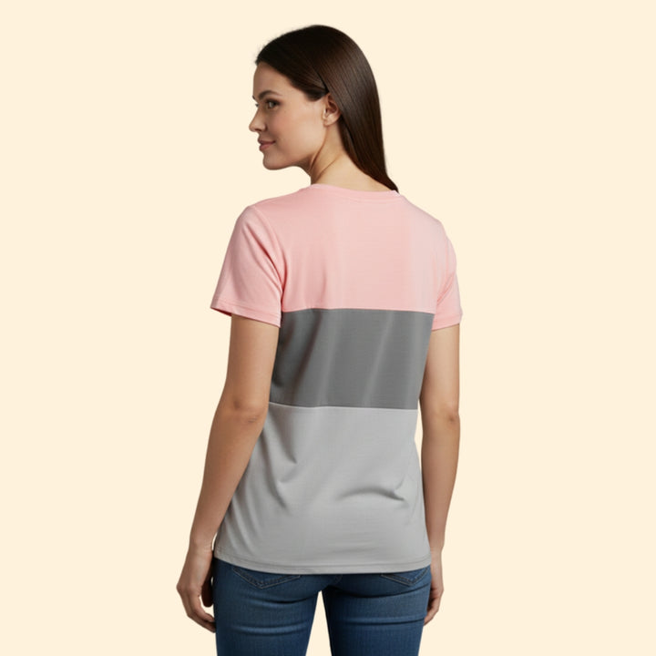 Women's Colorblock Casual Tee