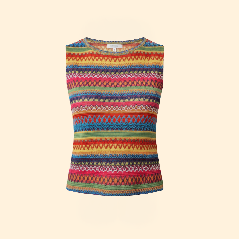 Women's Colorful Striped Tank