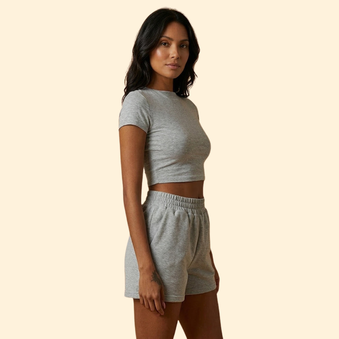Women's Relaxed Crop Set