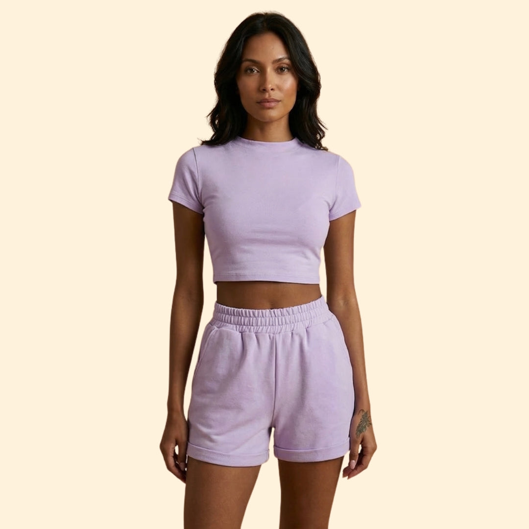 Women's Relaxed Crop Set