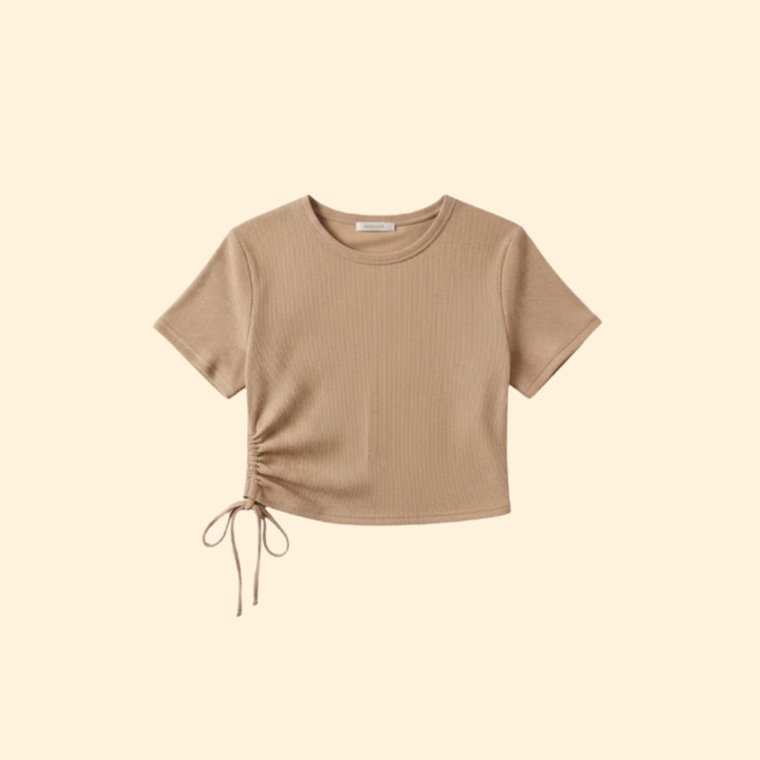 Women's Ruched Side Tee