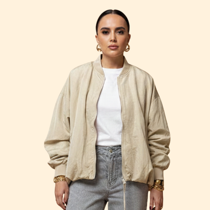 Women’s Modern Oversized Bomber Jacket