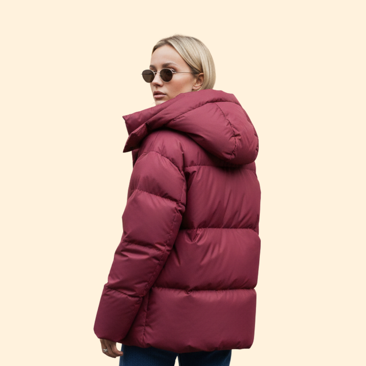 Women’s Quilted Jacket High Collar Line