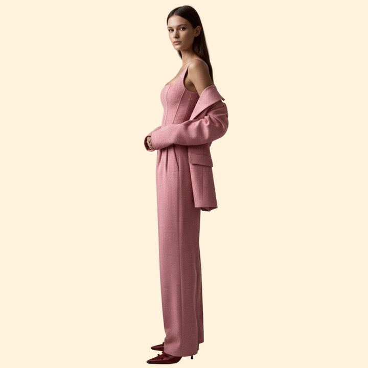 Women’s Trouser Suit with Corset Blazer